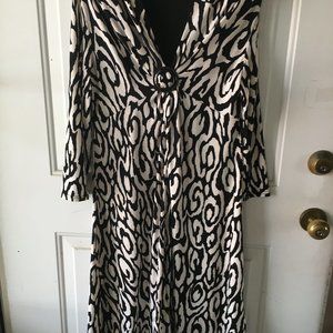 Black and white dress